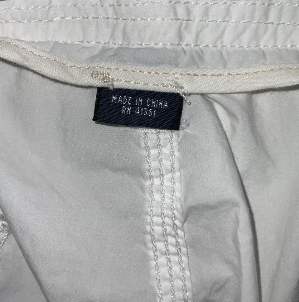 VTG 90s POLO by RALPH LAUREN WHITE CARGO BEACH SUMMER HOLIDAY SHORTS M 14