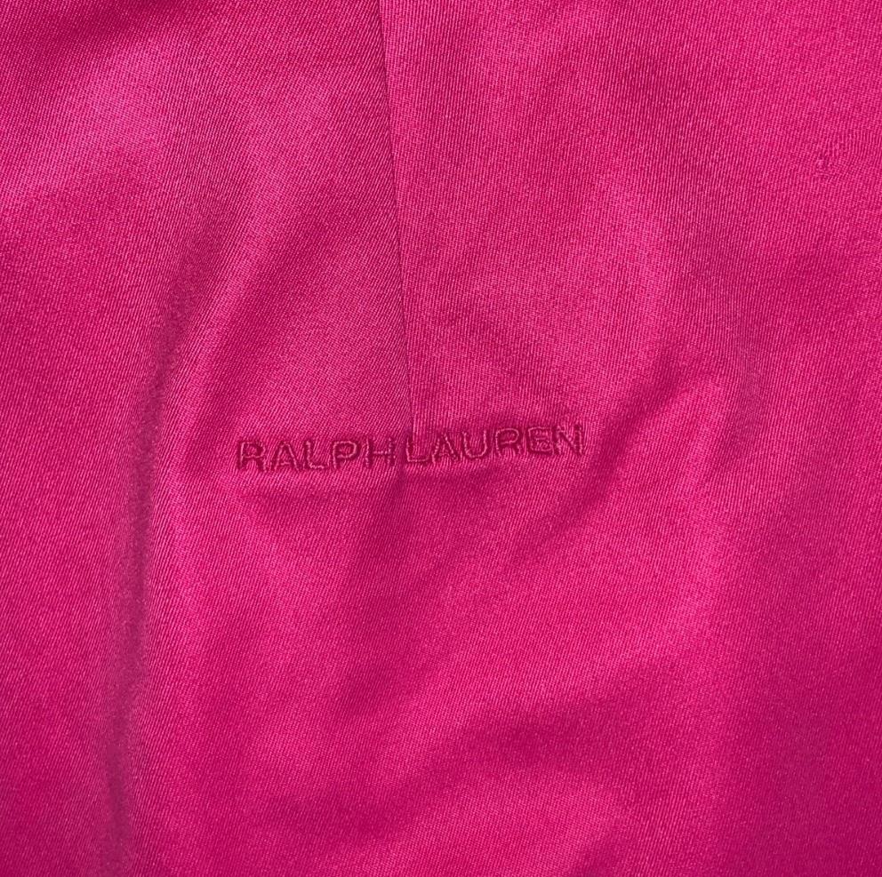 VTG 90s 'RALPH LAUREN' HIGH-WAIST PINK SUMMER DISCO HOLIDAY CHINO SHORTS S 10