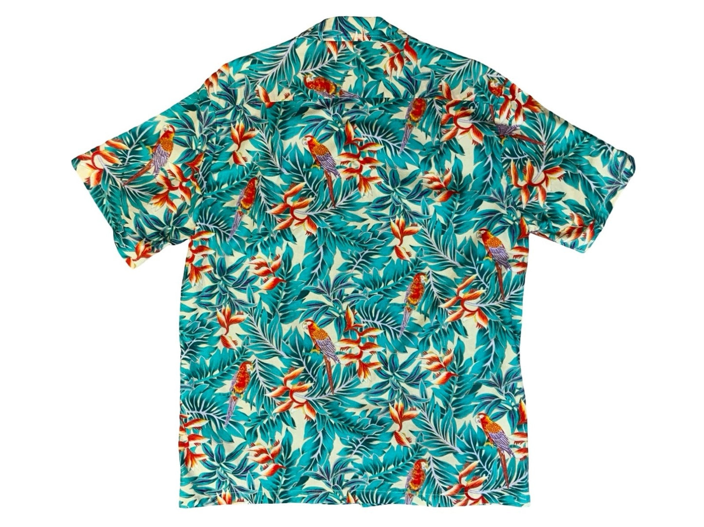 VTG EVALANI HAWAIIAN MADE ALOHA SHIRT COTTON TIKI ROCKABILLY HAWAII SURF L 42”