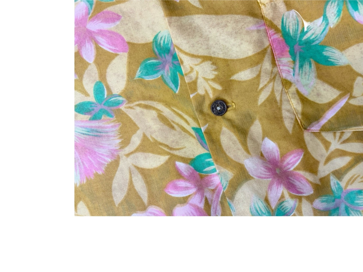 VTG 60s 70s HAWAIIAN MADE ALOHA SHIRT COTTON TIKI ROCKABILLY HAWAII SURF MEDIUM