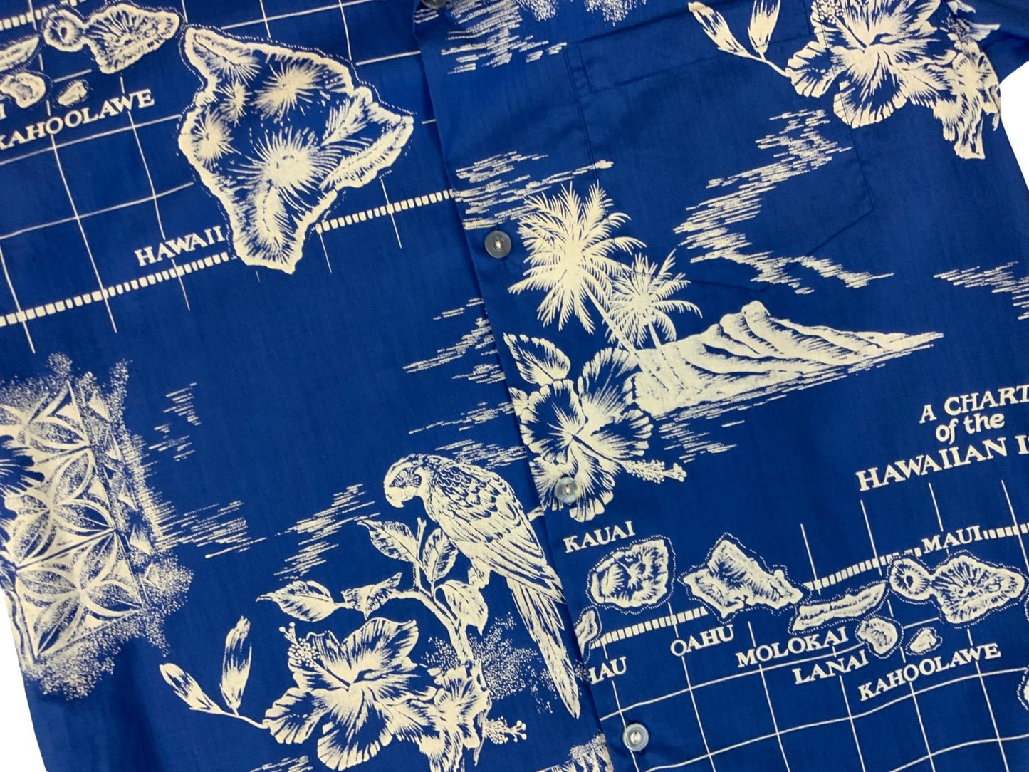 VTG HOWIE HAWAIIAN MADE ALOHA SHIRT COTTON TIKI ROCKABILLY HAWAII LARGE XL