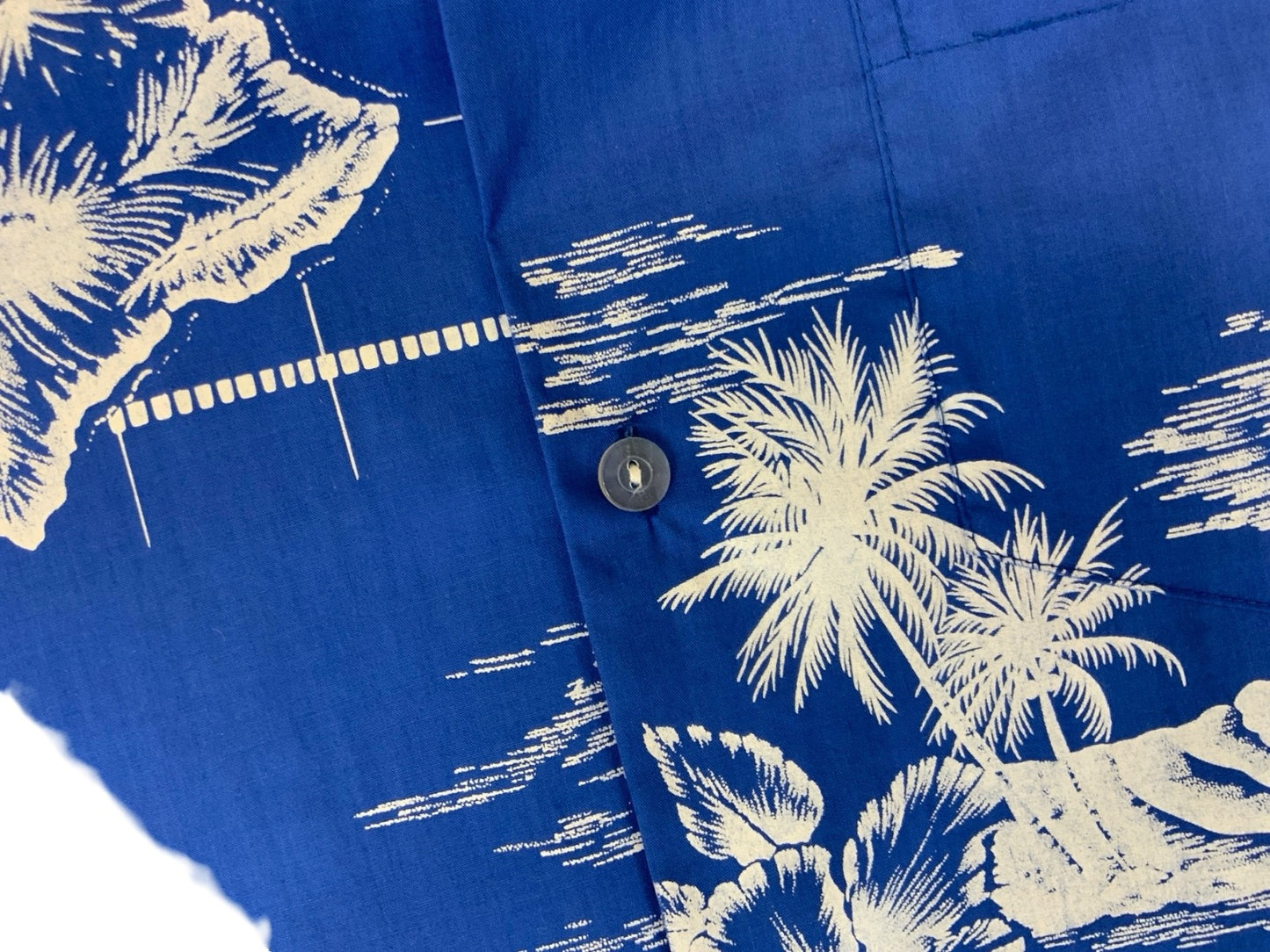 VTG HOWIE HAWAIIAN MADE ALOHA SHIRT COTTON TIKI ROCKABILLY HAWAII LARGE XL