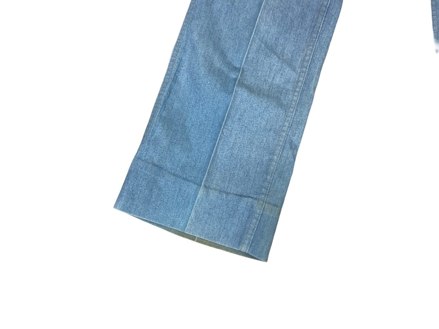 RARE VTG 70s LEVIS FOR MEN ORANGE TAB LIGHT DENIM FLARES JEANS MENS 34” W 31” L