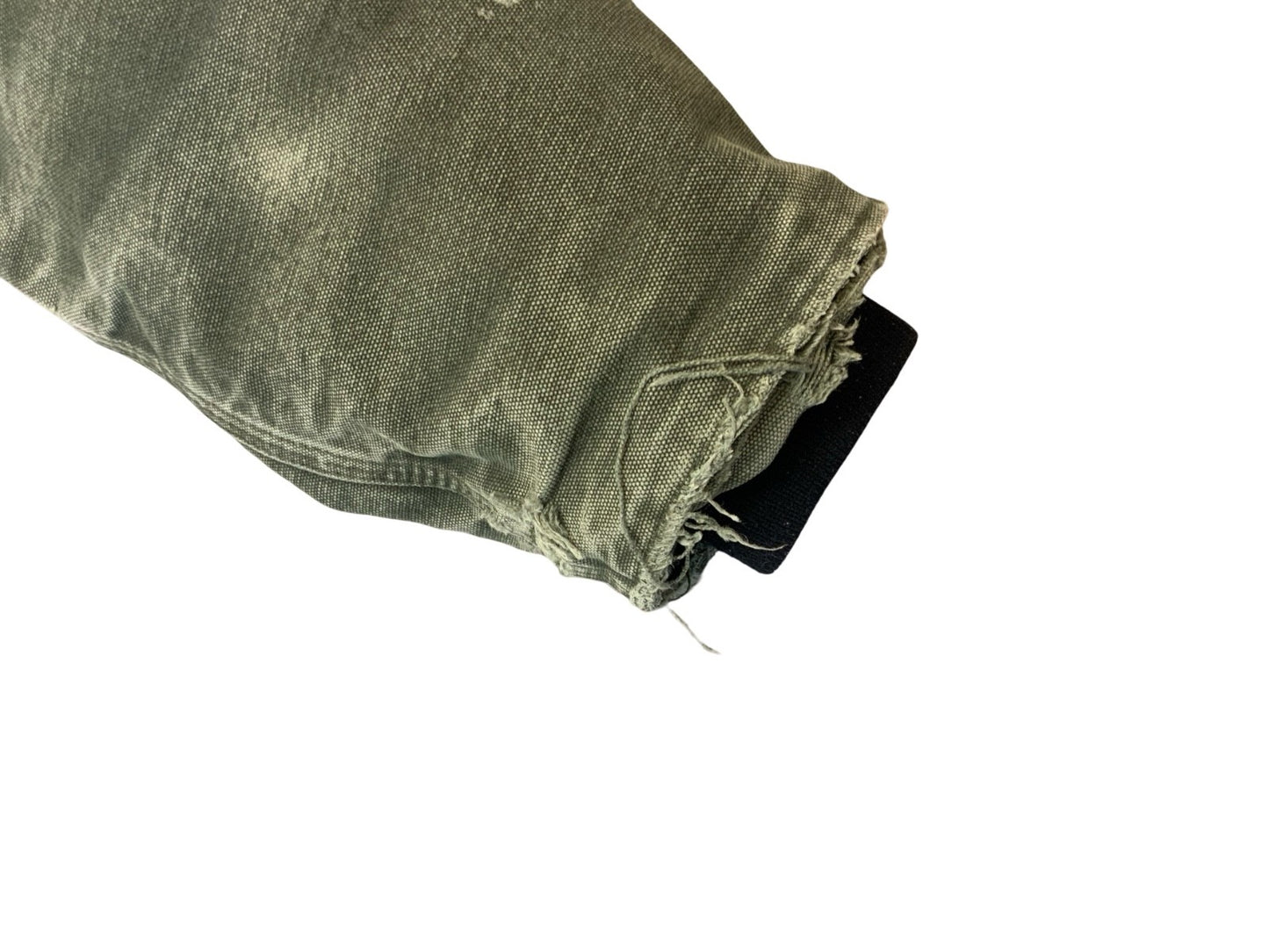 VTG CARHARTT DISTRESSED HEAVY DUCK CANVAS WORKWEAR JACKET GREEN XL