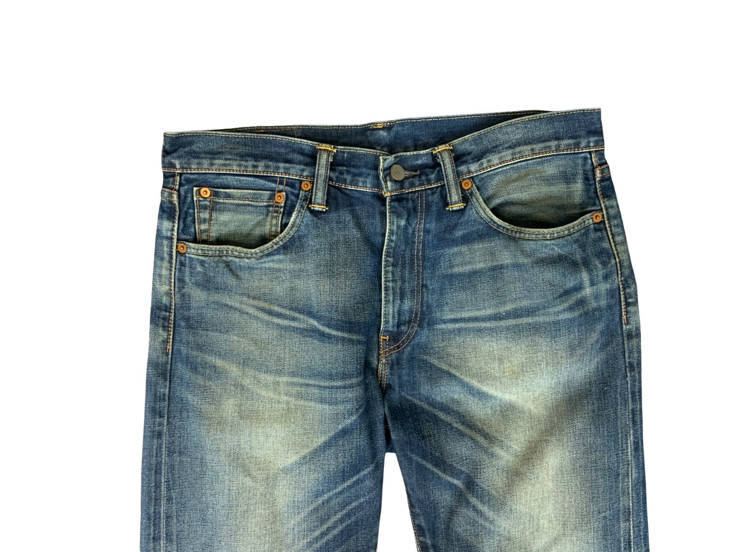 LEVIS 508 REDLINE SELVEDGE MENS RED TAB RAW DENIM JEANS ROCKABILLY 34” W 31” L