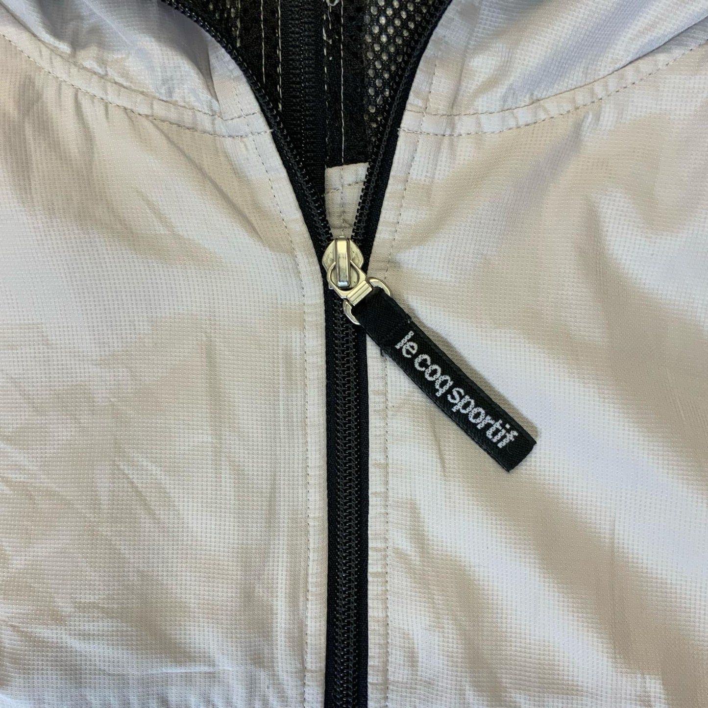 VTG 90s 'LE COQ SPORTIF' WHITE RARE REVERSIBLE SPORTSWEAR ANORAK WINDBREAKER 2XL