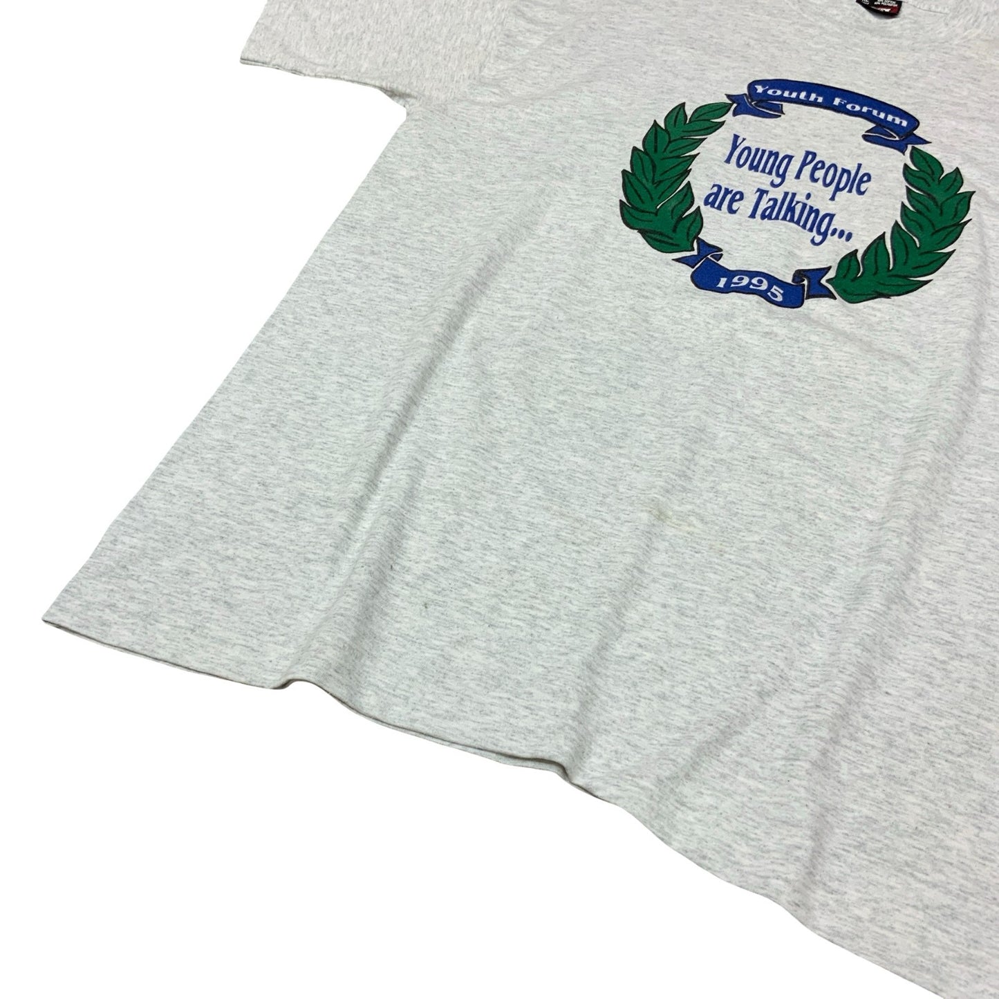 VTG 1995 SCREEN STARS YOUTH FORUM SINGLE STITCH DOUBLE SIDED GRAPHIC TEE XL