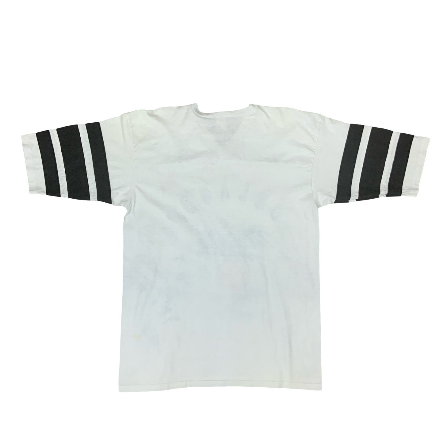 VTG 90S LOGO 7 ORLANDO MAGIC NBA BASKETBALL WHITE GRAPHIC V NECK TEE EXTRA LARGE