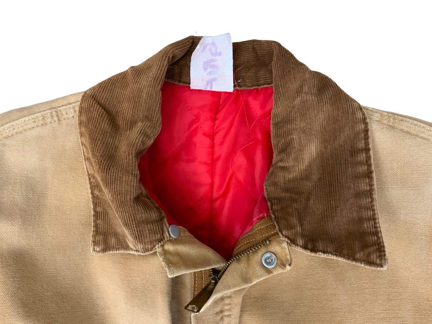 VTG CARHARTT LTD 1989 100 YEAR CANVAS QUILT LINED BOILER OVERALLS USA WORKWEAR M