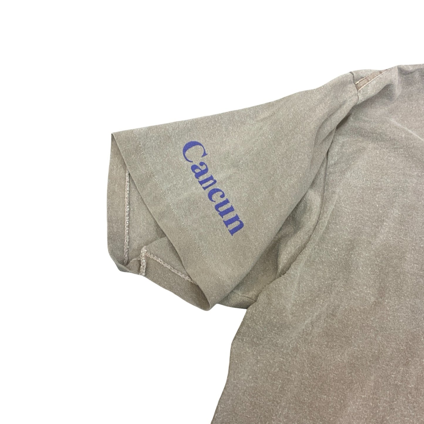 VTG 1993 PANAMA JACK CANCUN GREY SINGLE STITCH GRAPHIC T SHIRT EXTRA LARGE