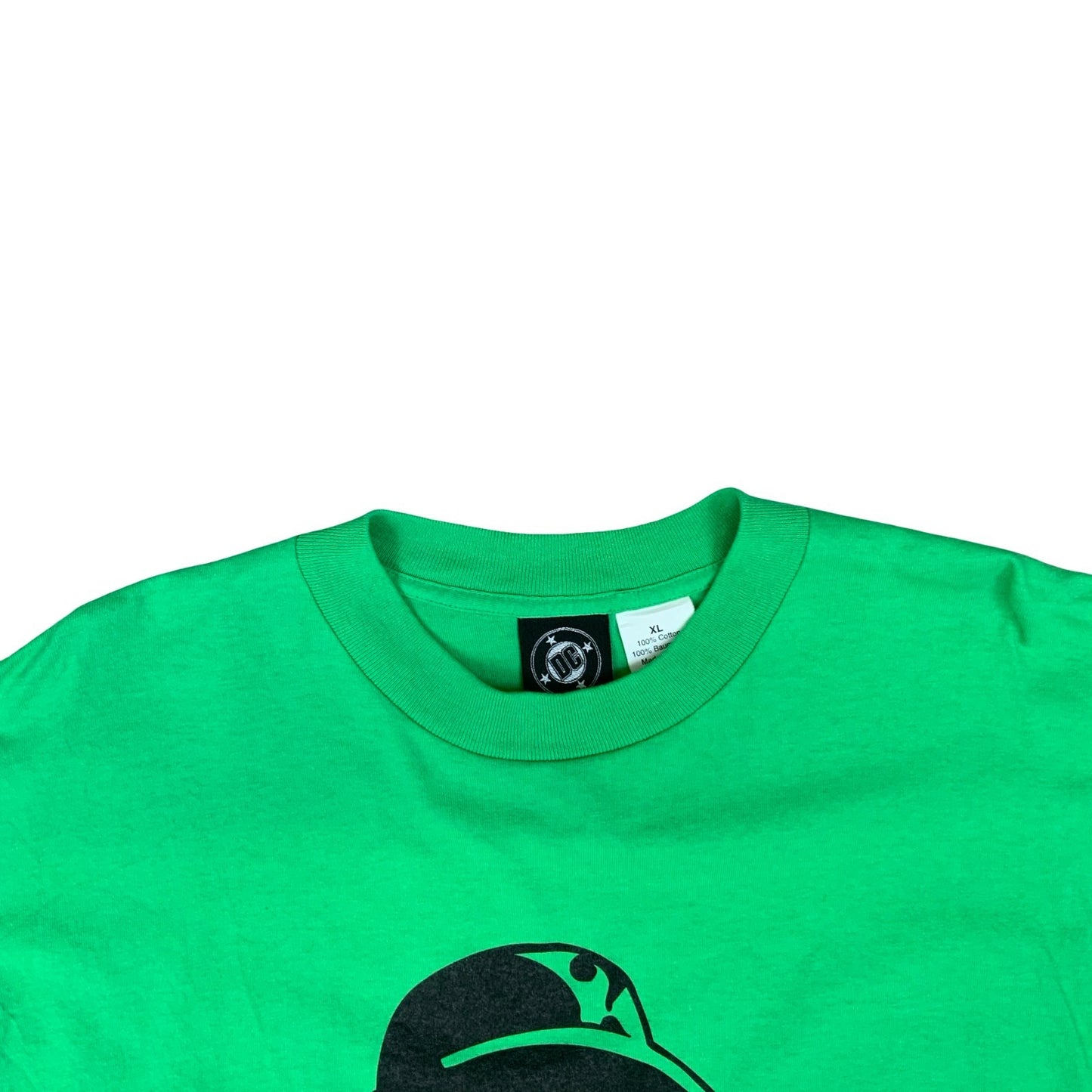 VTG 90S DC COMICS THE RIDDLER BATMAN GREEN SINGLE STITCH GRAPHIC TEE XL