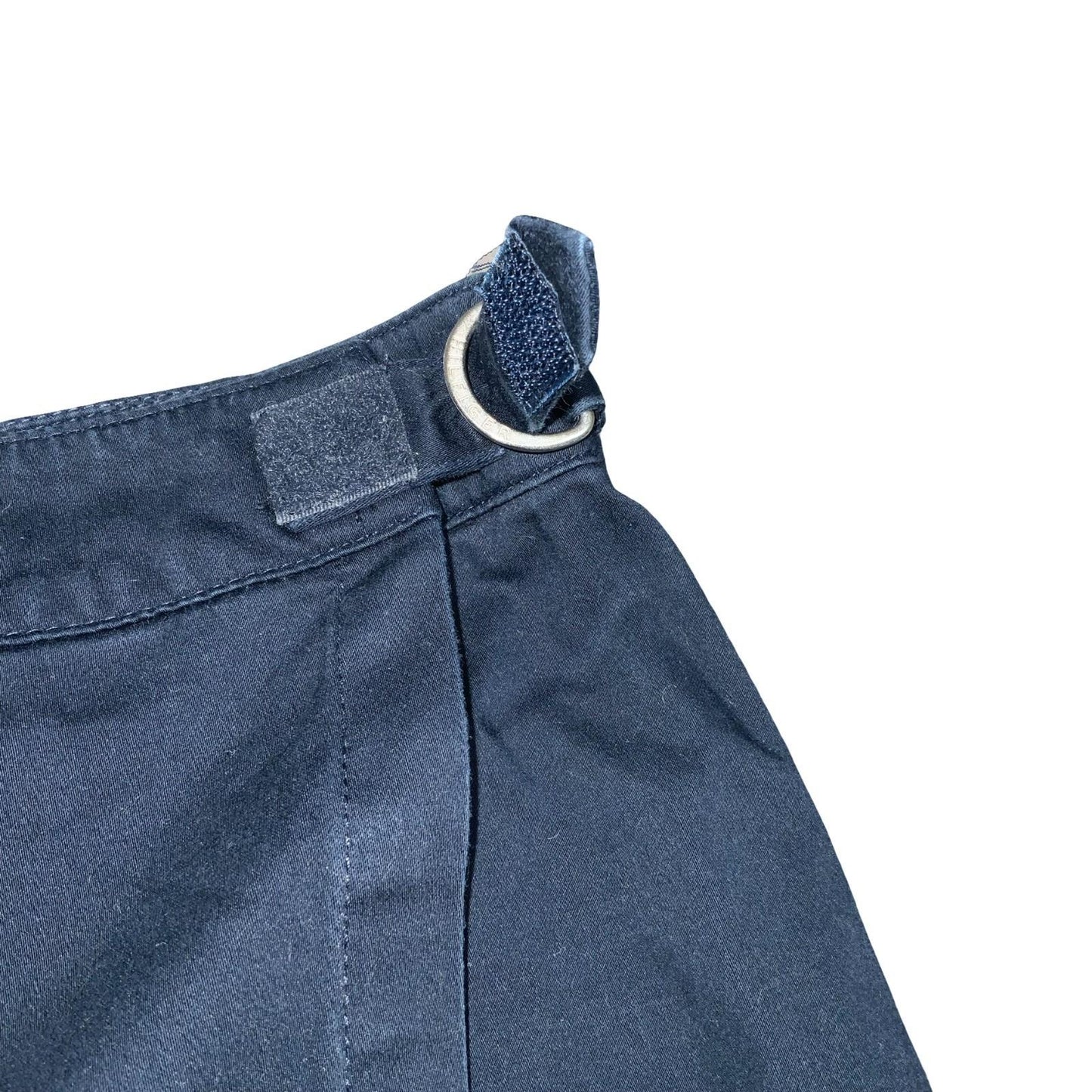 VTG 90s 'TOMMY HILFIGER' GOLF NAVY BLUE PREPPY WRAP-STYLE MINI SKORT