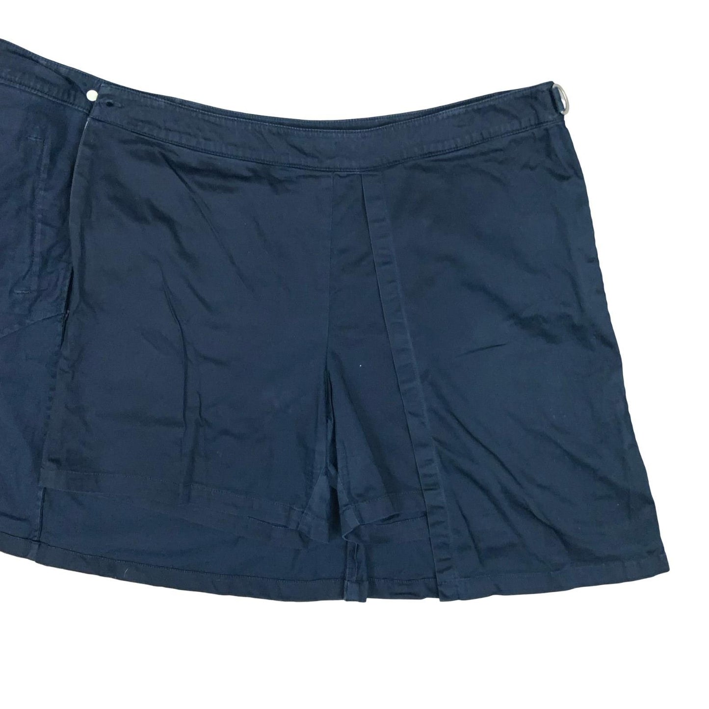 VTG 90s 'TOMMY HILFIGER' GOLF NAVY BLUE PREPPY WRAP-STYLE MINI SKORT
