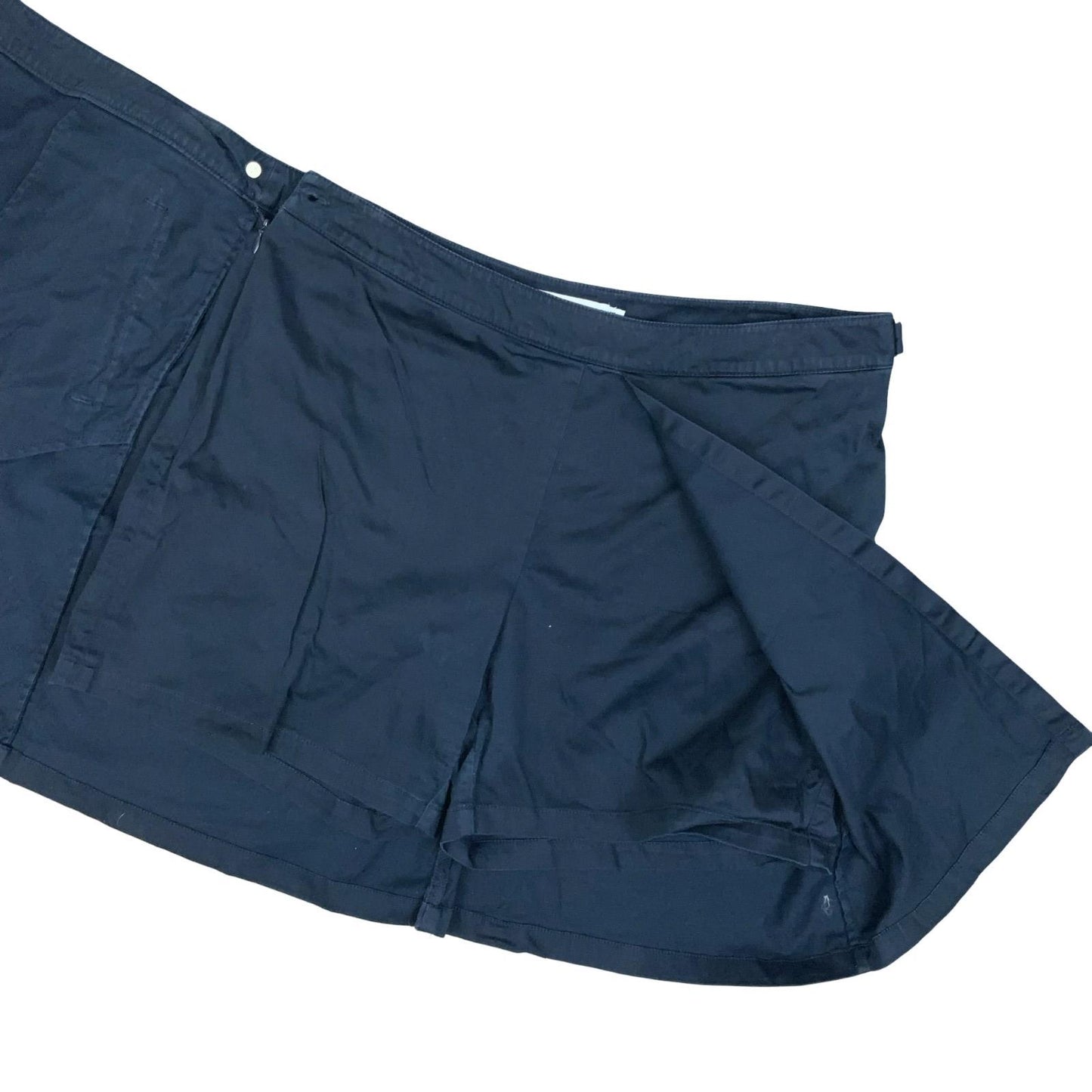 VTG 90s 'TOMMY HILFIGER' GOLF NAVY BLUE PREPPY WRAP-STYLE MINI SKORT