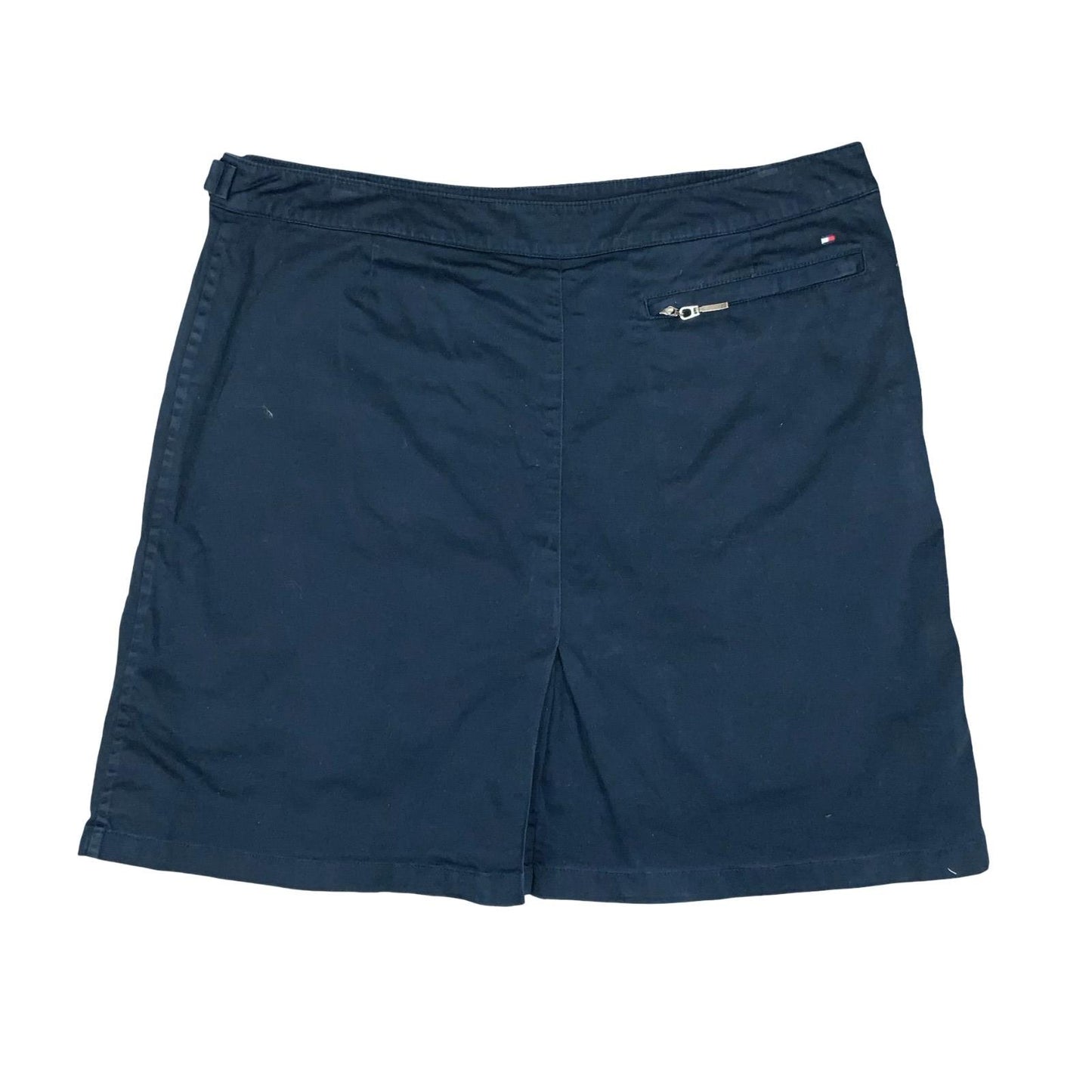 VTG 90s 'TOMMY HILFIGER' GOLF NAVY BLUE PREPPY WRAP-STYLE MINI SKORT