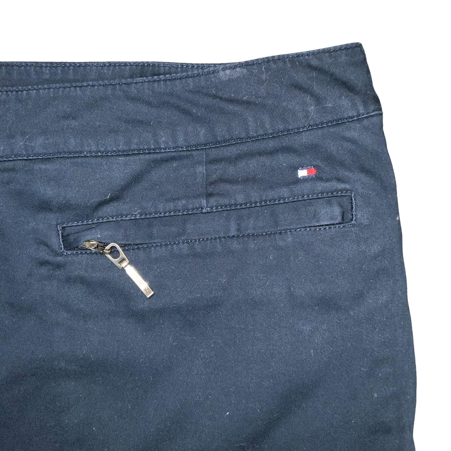VTG 90s 'TOMMY HILFIGER' GOLF NAVY BLUE PREPPY WRAP-STYLE MINI SKORT