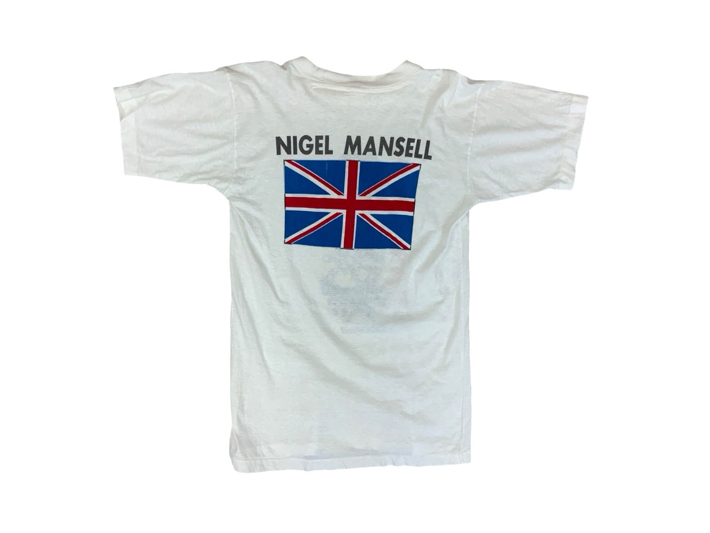 VTG EARLY 90s SINGLE STITCH NIGEL MANSELL FORMULA 1 F1 CHAMPION 92 T SHIRT XS