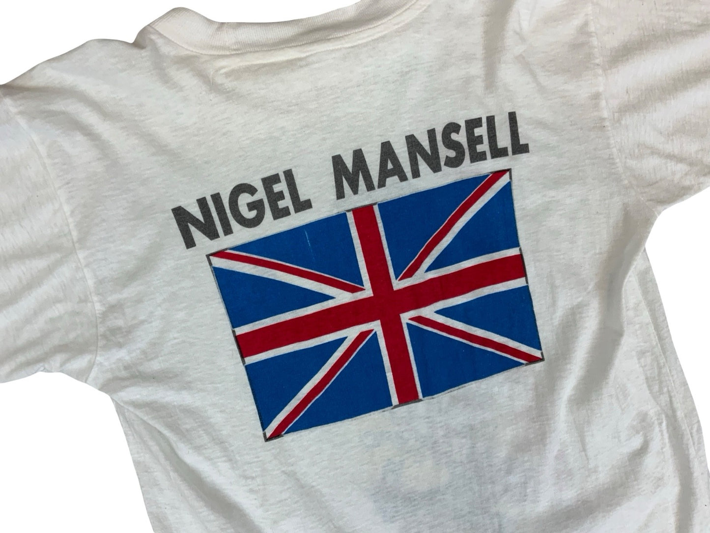 VTG EARLY 90s SINGLE STITCH NIGEL MANSELL FORMULA 1 F1 CHAMPION 92 T SHIRT XS