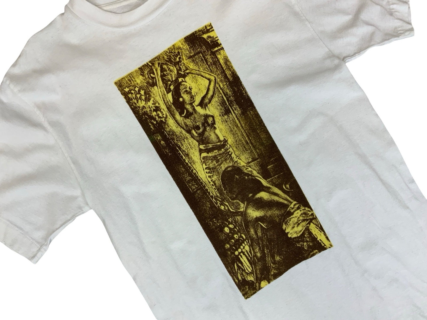 VTG 90s SINGLE STITCH T SHIRT WILLEM GERARD HOFKER ART PRINT S 36”