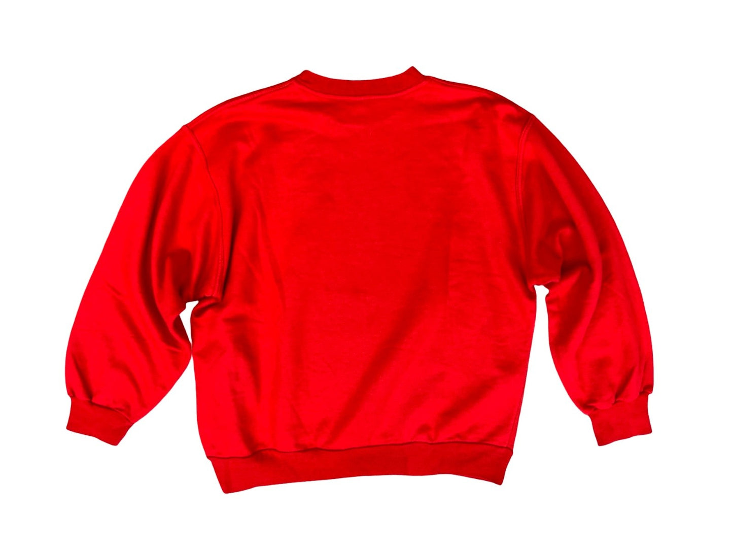 VTG 1980s GENUINE MICKEY MOUSE RED SWEATSHIRT SWEAT DISNEY XL
