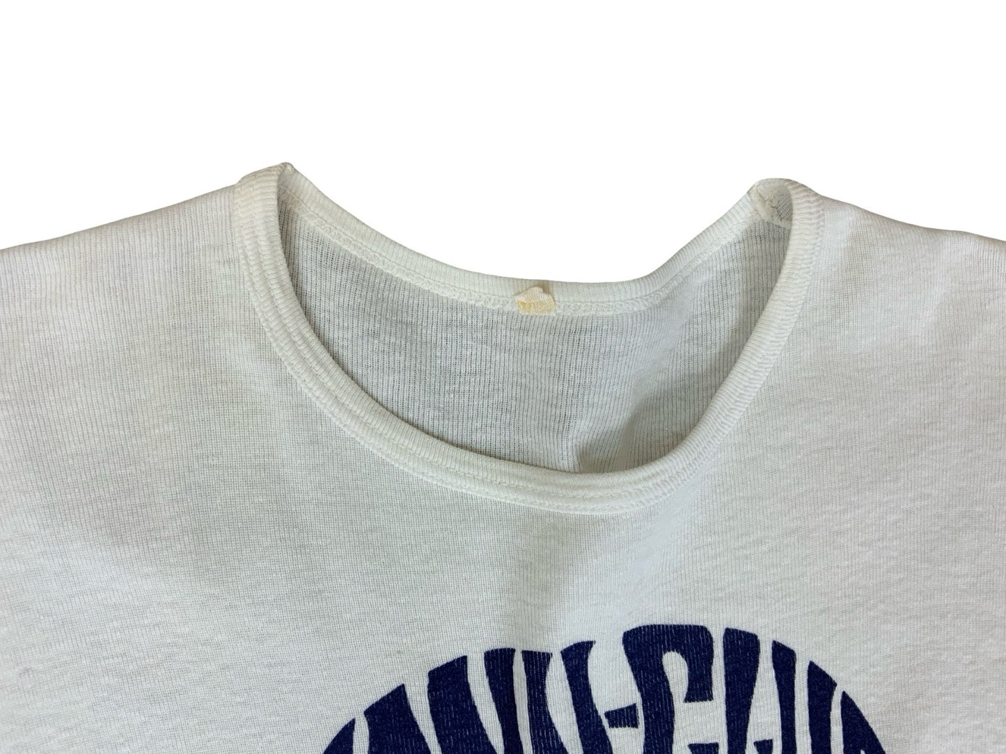 VTG 1970s KANU CLUB FRANKENTHAL SAXONY CANOE & SAILING CLUB 1922 PRINT T SHIRT S