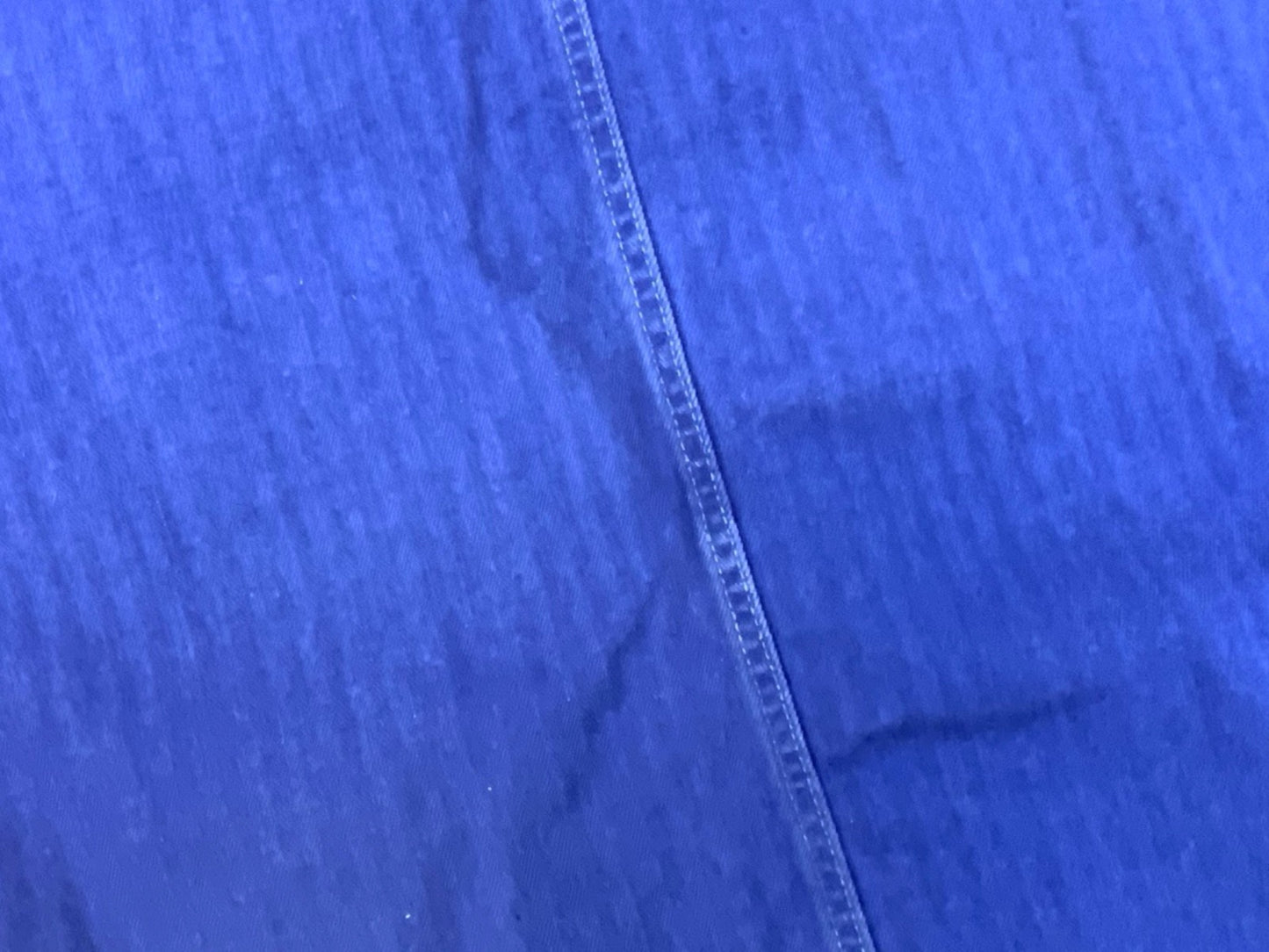 VTG FADED HERRINGBONE EU WORKWEAR CHORE JACKET INDIGO TWILL COTTON FRENCH M