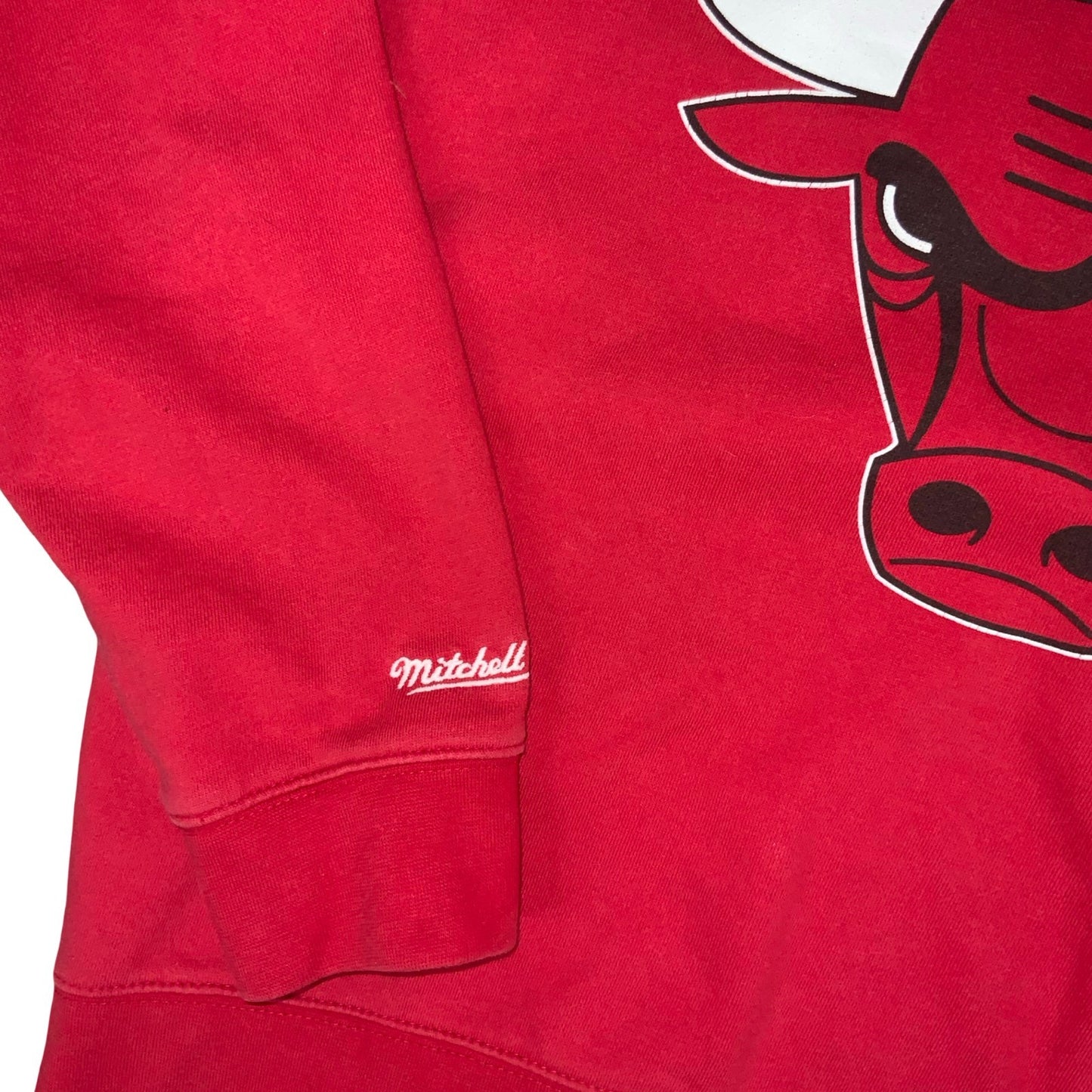 VTG 2012 'MITCHELL & NESS' CHICAGO BULLS RED LOGO CREWNECK NBA SWEATSHIRT XL