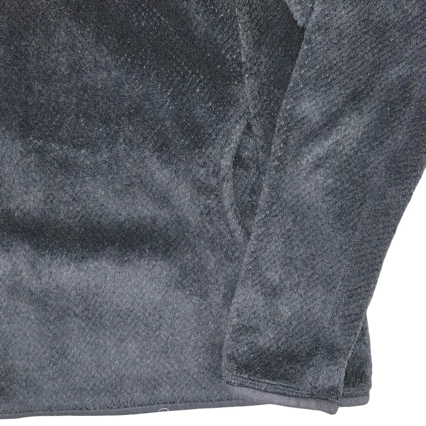 VTG 90s 'PATAGONIA' GREY WAFFLE STYLE PULL-OVER FLEECE WITH POCKETS S 10