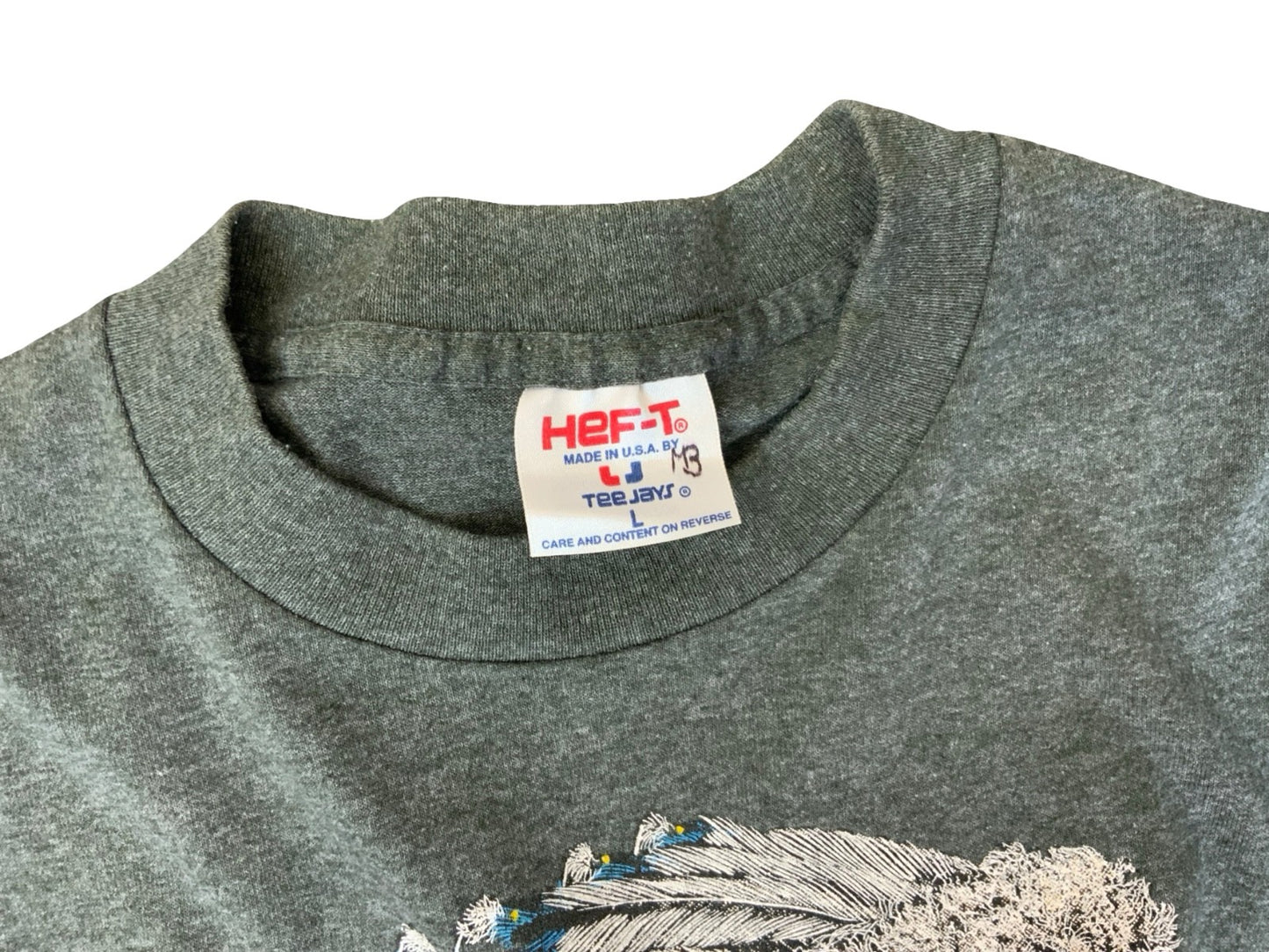 RARE USA VTG LATE 80s EARLY 90s SINGLE STITCH INDIAN MOTORCYCLES T SHIRT CHIEF M