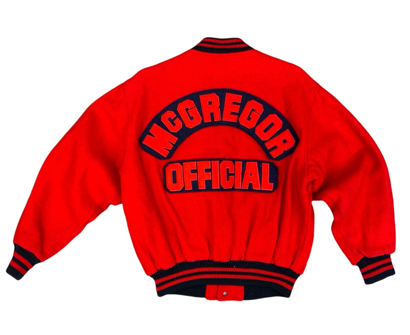 VTG 1980s McGREGOR USA WOOLLEN VARSITY JACKET LETTERMAN FELT LETTERING MED