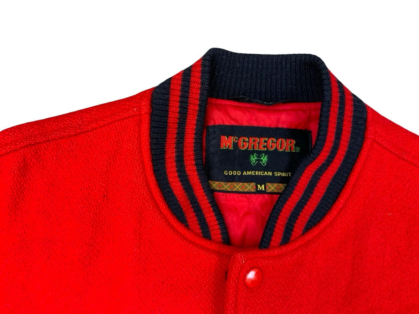 VTG 1980s McGREGOR USA WOOLLEN VARSITY JACKET LETTERMAN FELT LETTERING MED