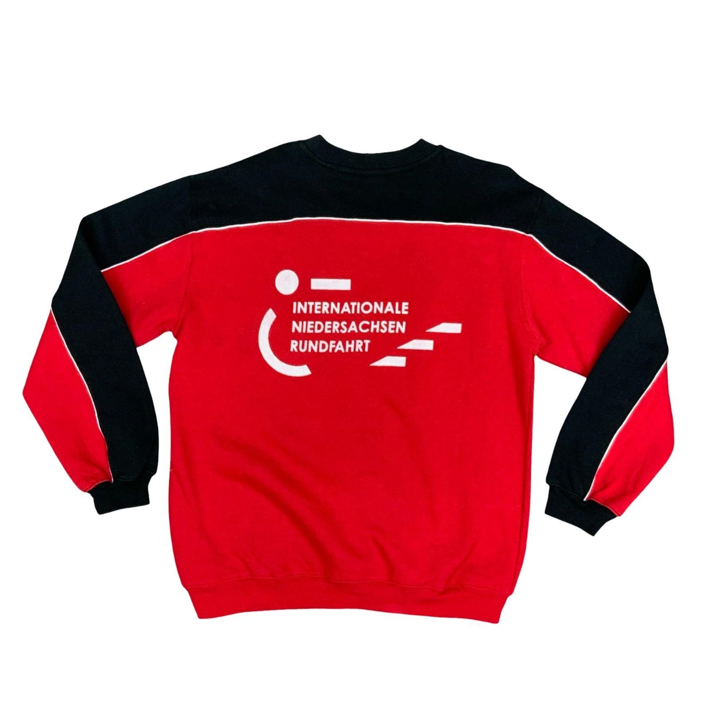 Vintage Deadstock 1990's Puma Teamsports Toto Lotto Red Black Crewneck Sweater L
