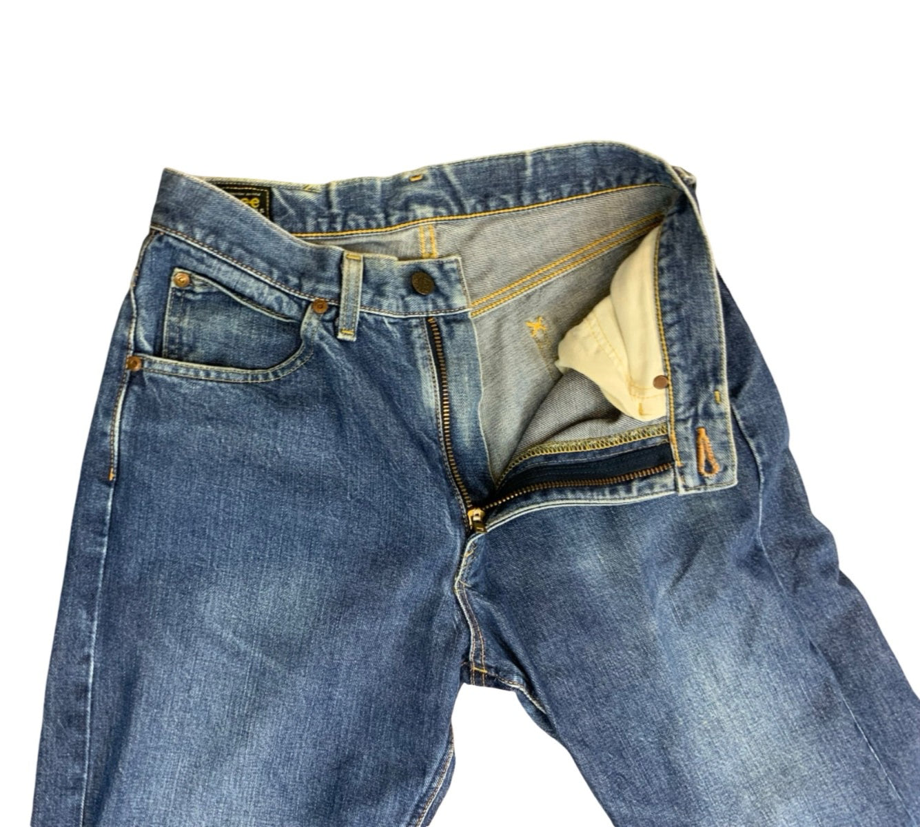 VTG 90s LEE RIDERS JPN JAPANESE PREMIUM SELVEDGE DENIM JEANS 30W 29L