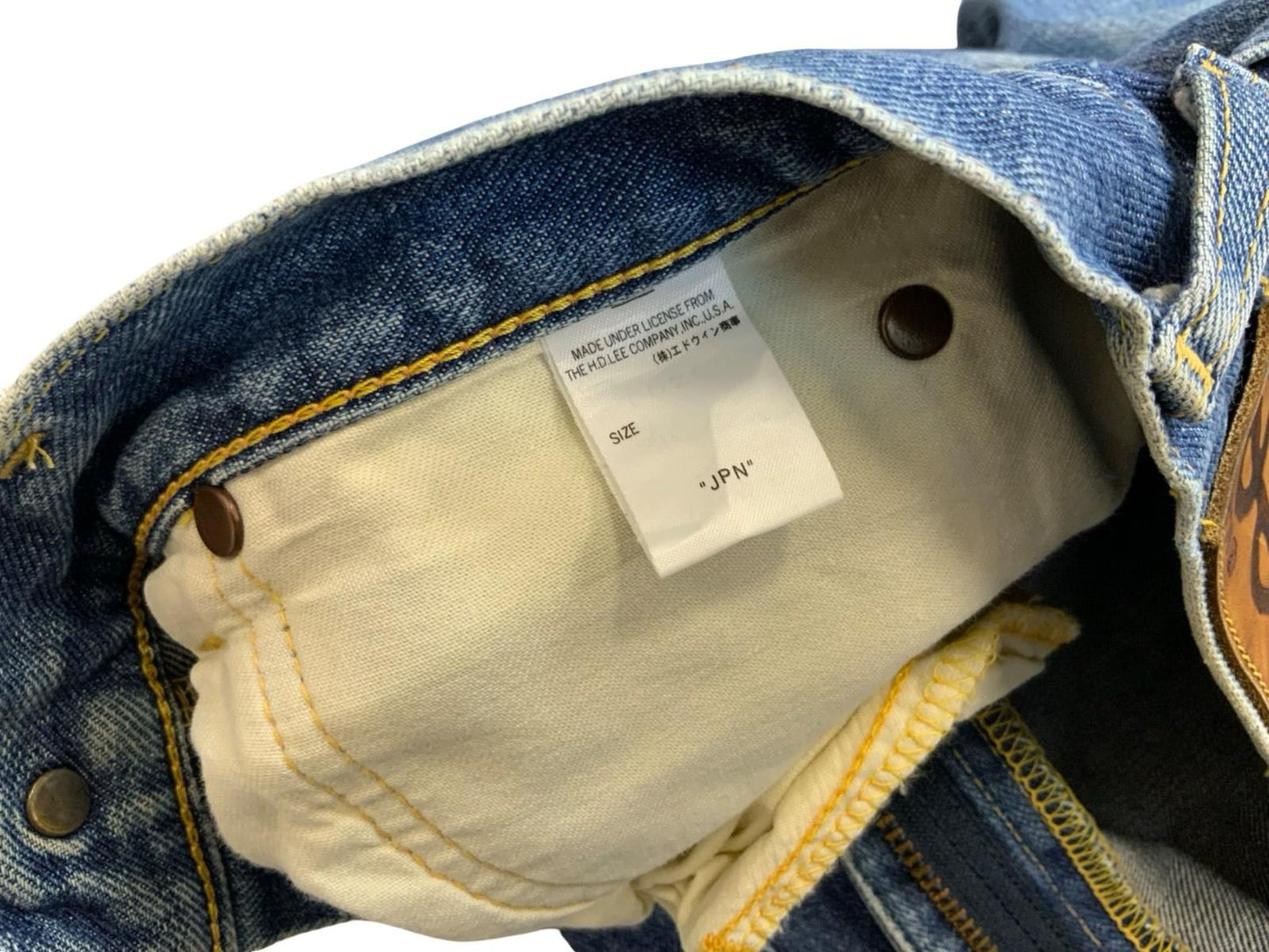VTG 90s LEE RIDERS JPN JAPANESE PREMIUM SELVEDGE DENIM JEANS 30W 29L