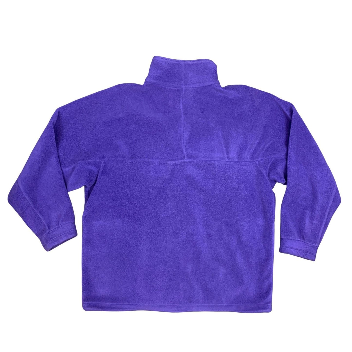 Vintage 1980s Berghaus Purple Lilac Zip-Up Fleece Jacket Sweatshirt Extra Large