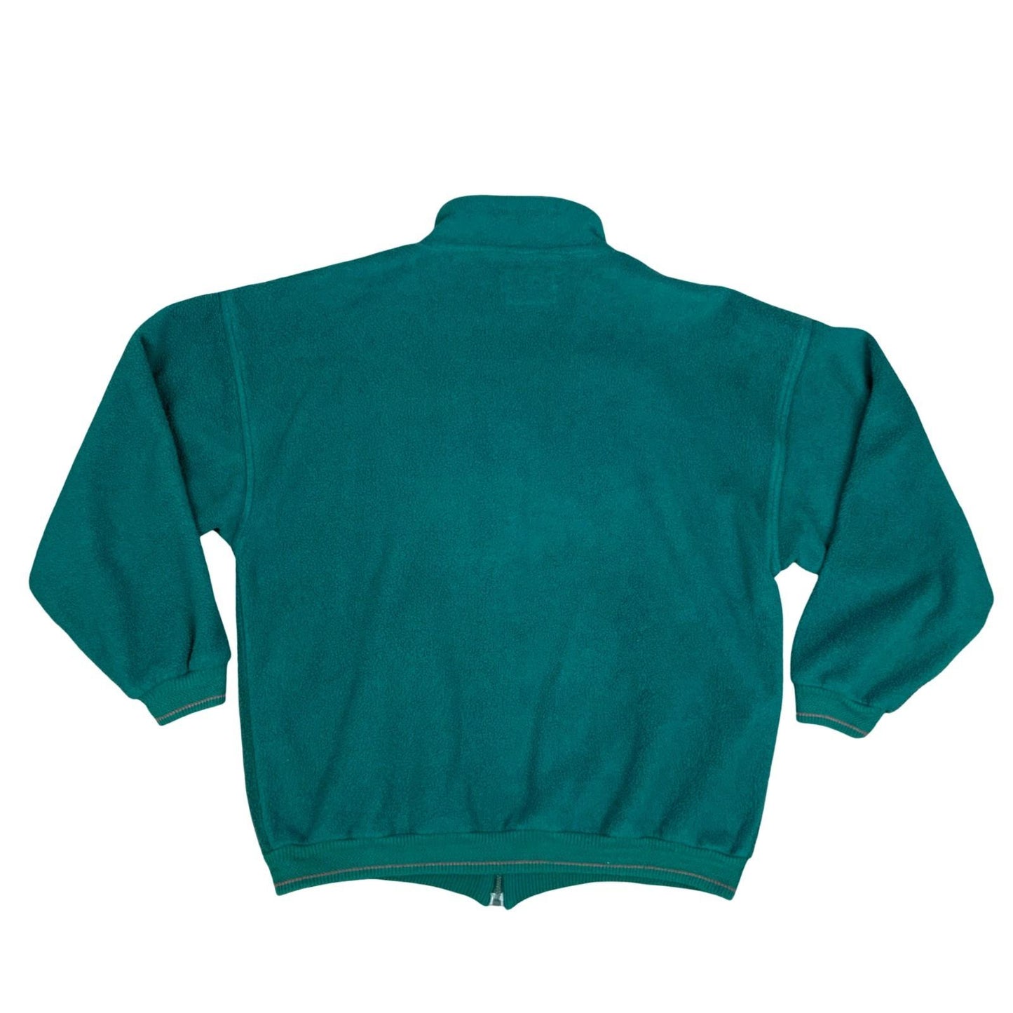 Vintage 90's Polarlite Golden Team Colour Block Red Green Fleece Jacket XL