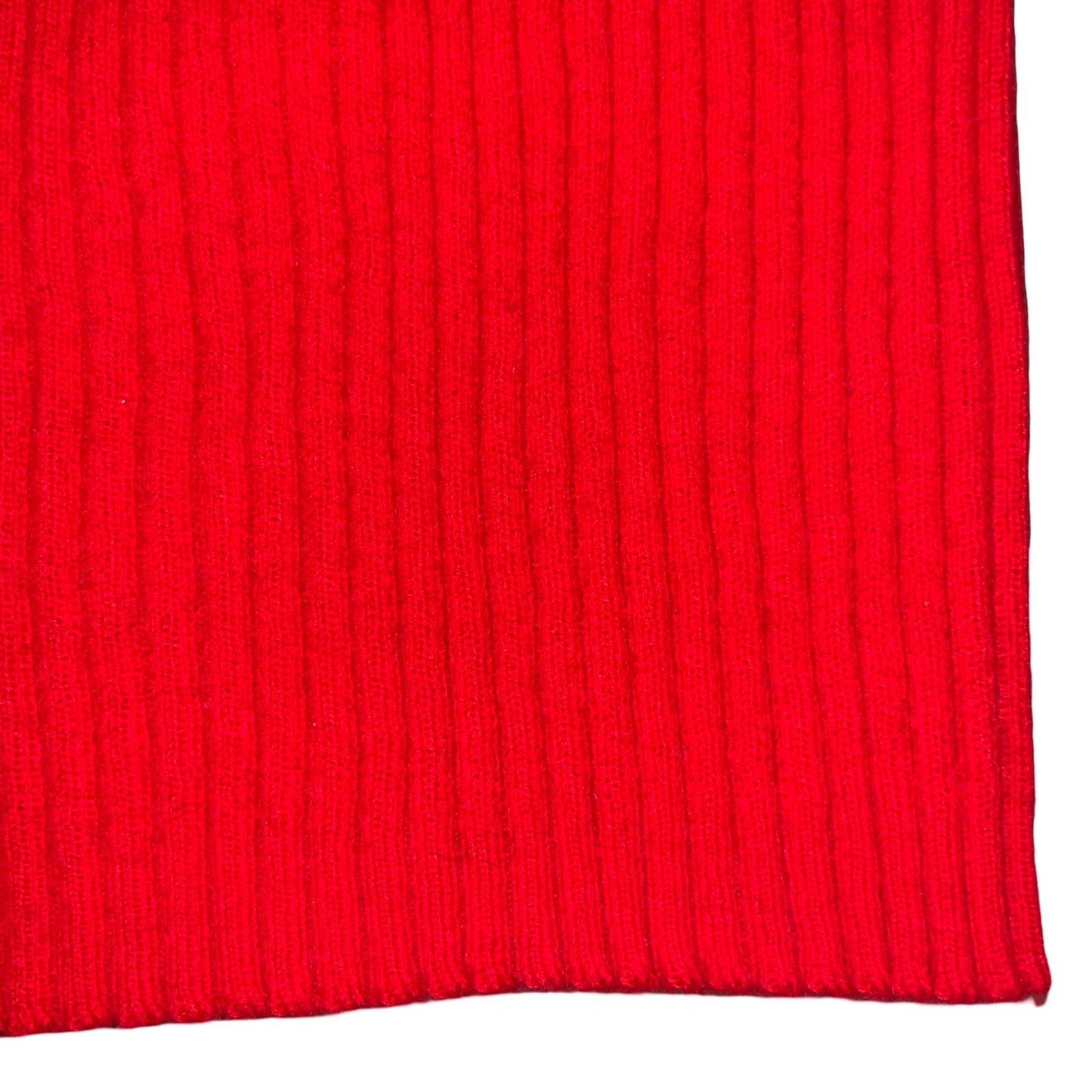 Vtg 70s Red White Striped Ribbed Elasticated Sleeveless Strappy Vest Top UK 8/10