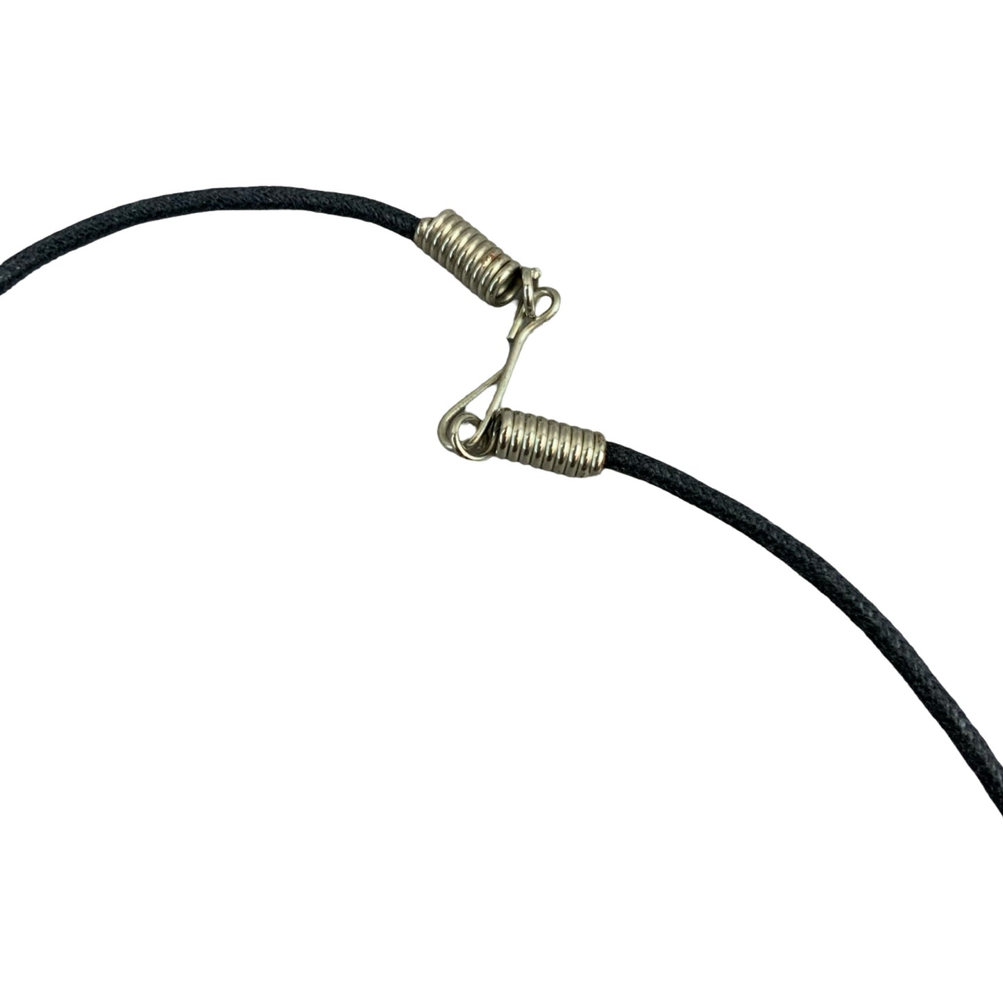 Vintage Deadstock 90s Y2K Red Letter 'W' Initial Fairy Gem Thong Necklace