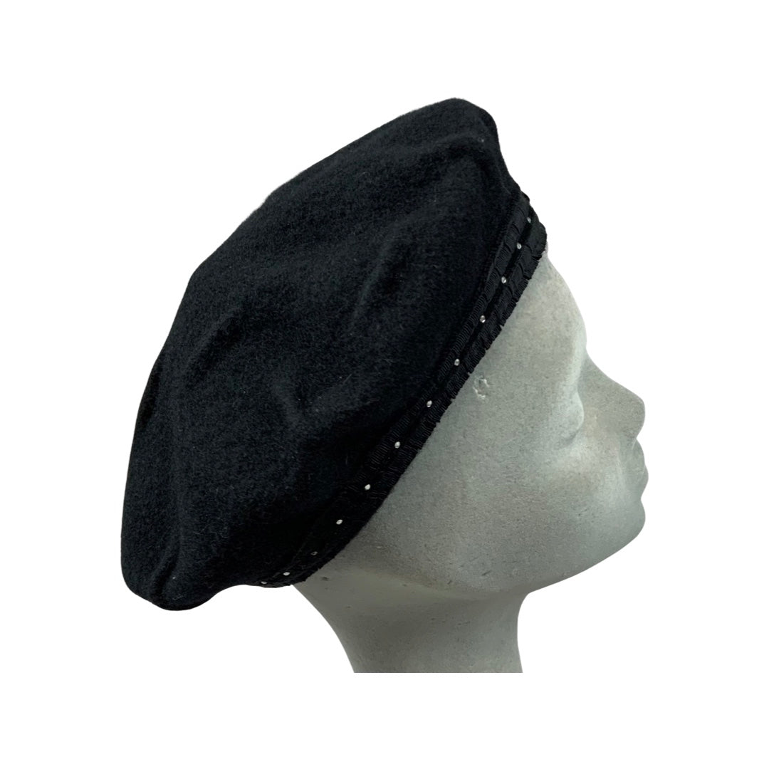 Vintage Black Beret