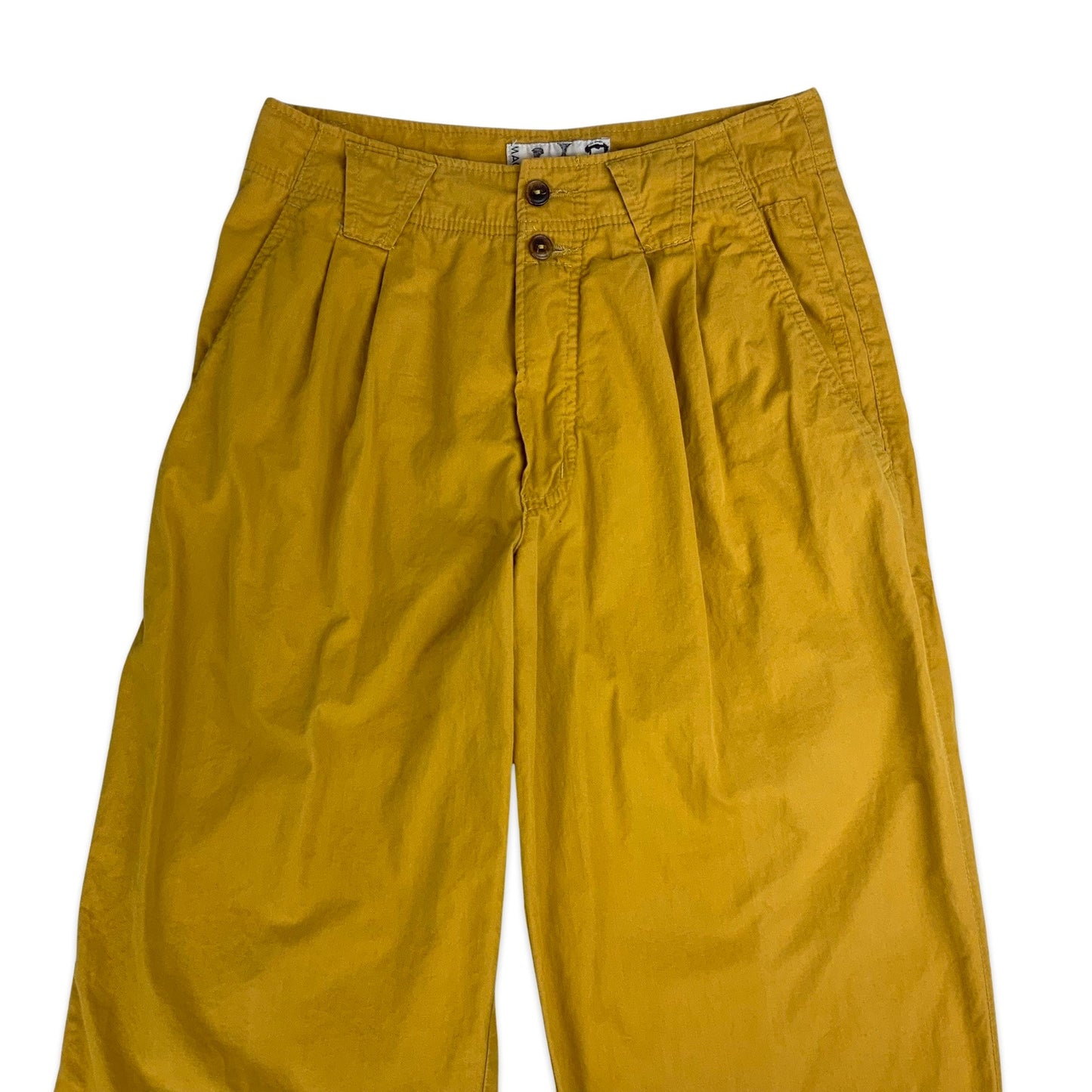 Vintage Mustard Yellow Wide Leg Trousers 6 8