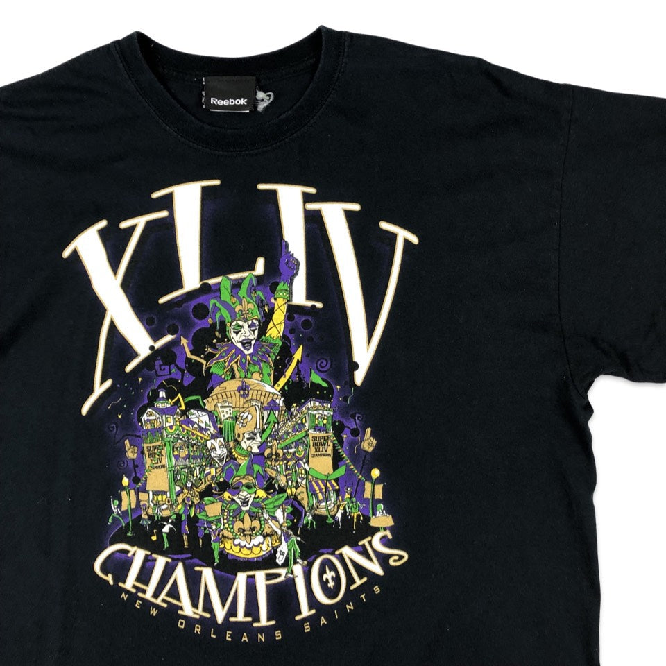 Reebok New Orleans Saints Navy Tee M L