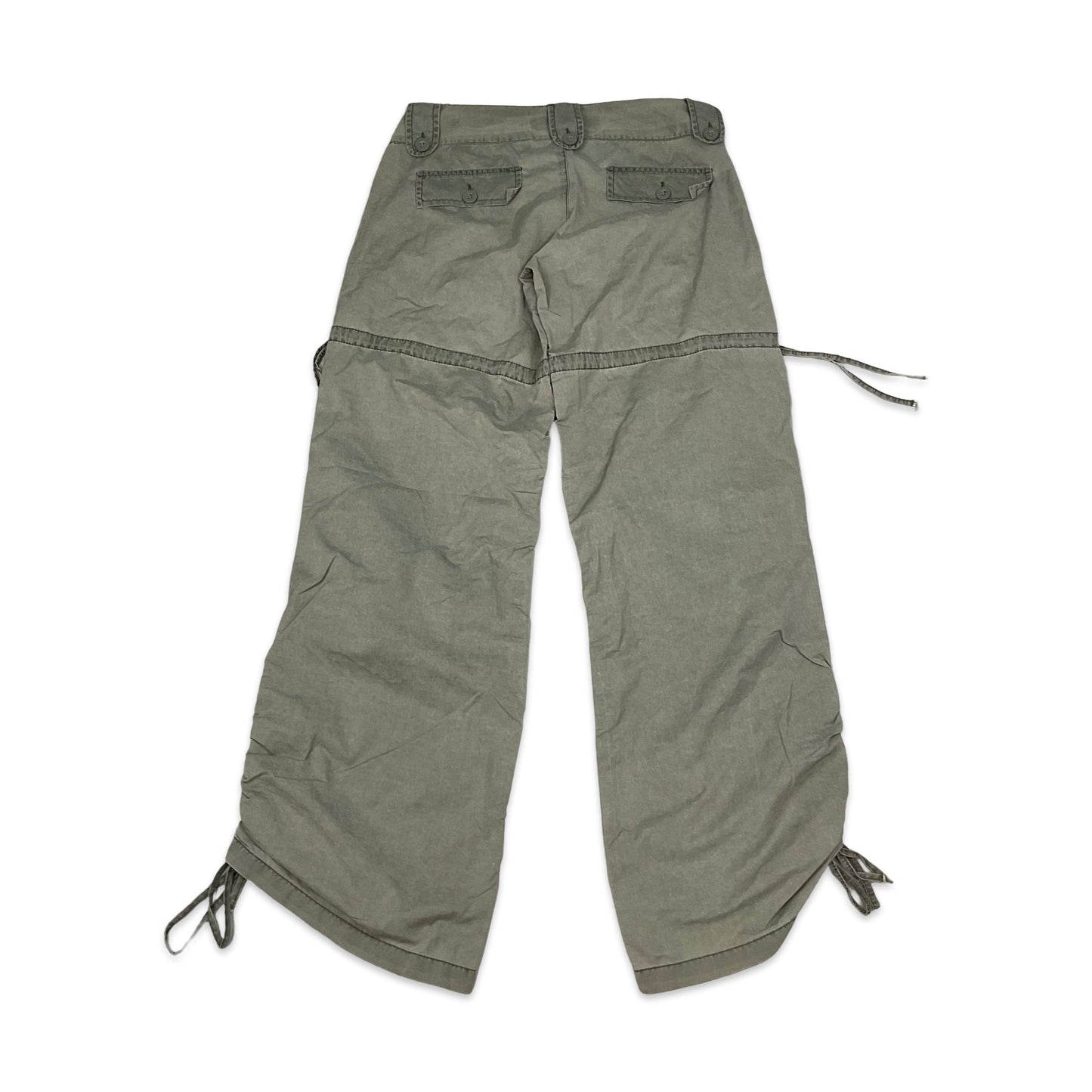 Y2K Grey Cargo Trousers 14