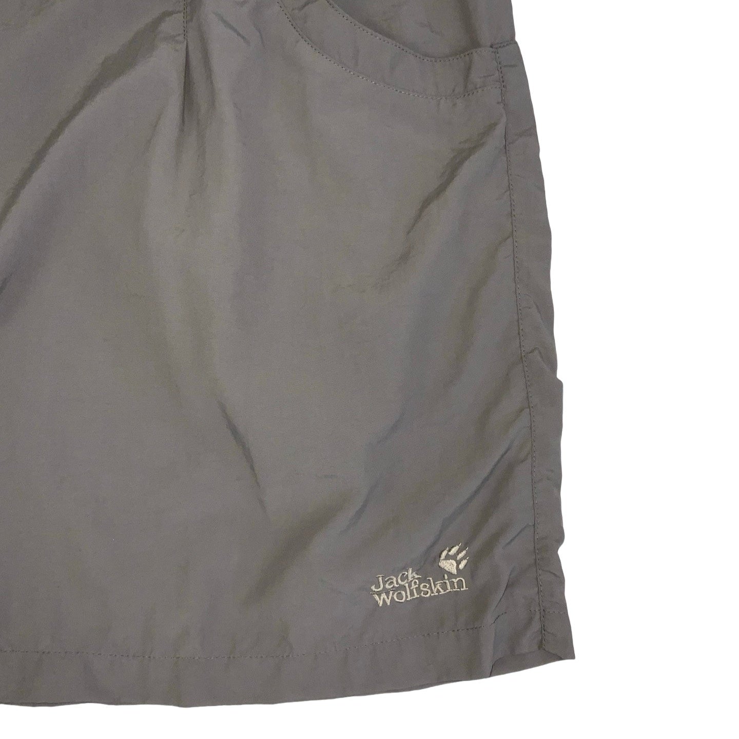 Vintage 00s ‘Jack Wolfskin’ Brown Cargo Utility Travel Mini Skirt 10 12