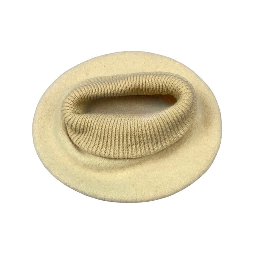 Vintage 80s Cream Beret