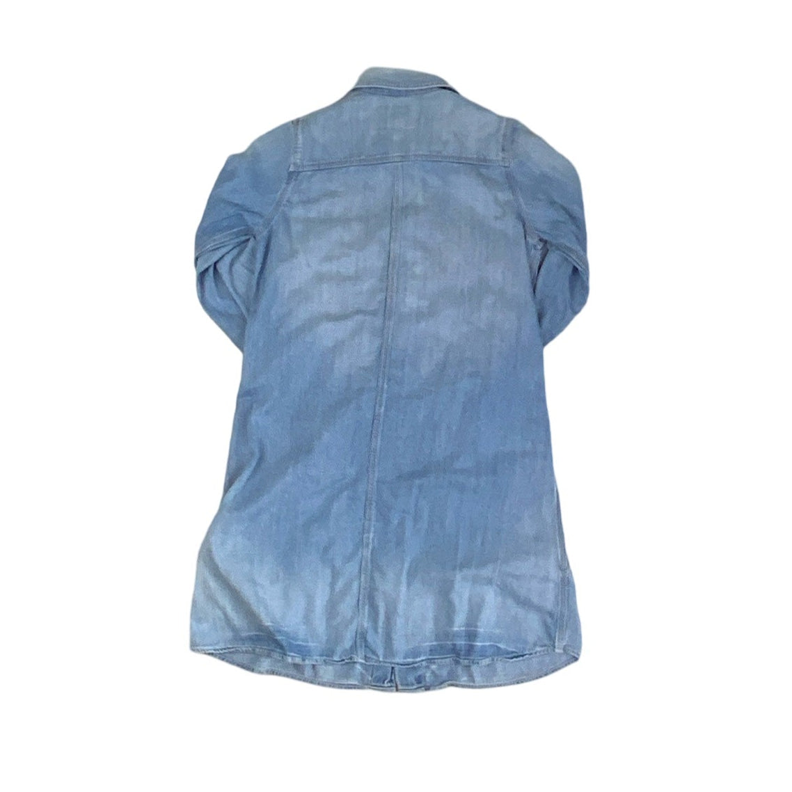 Vintage 90s Union Made Lee Distressed Denim Shirt 10 12 S