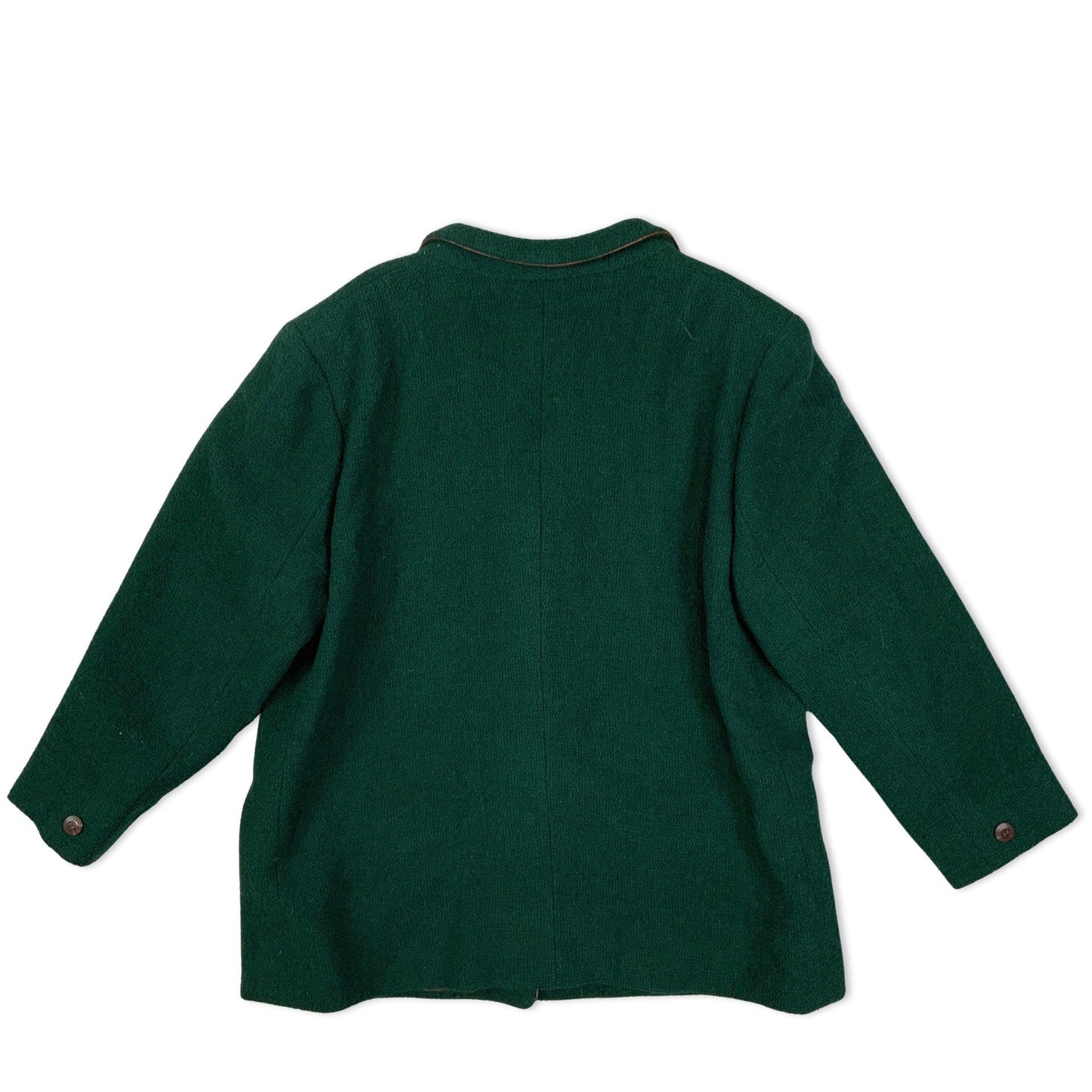 Vintage 80s Green Bouclé Blazer 18 20