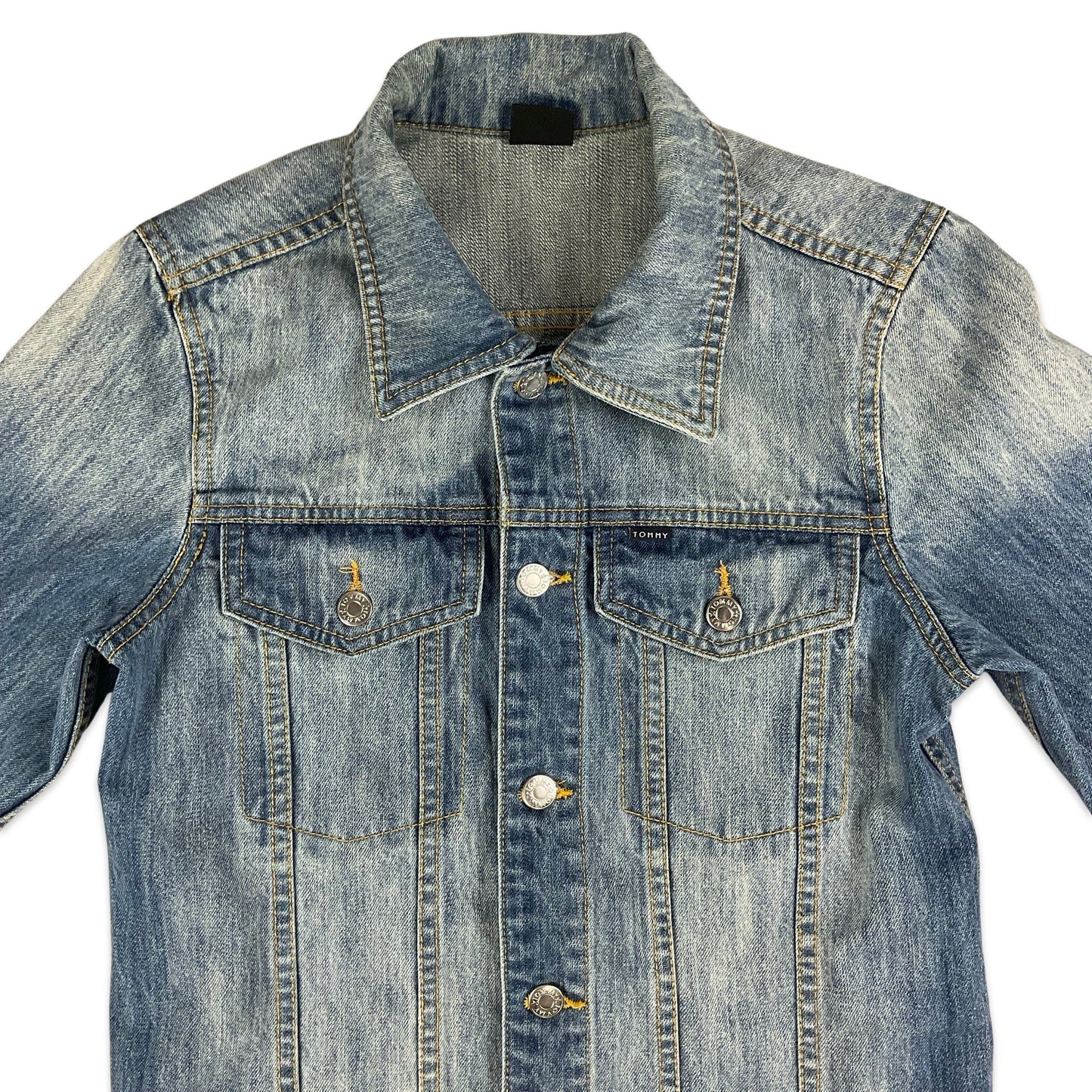90s Two Tone Light Denim Jacket 8 10