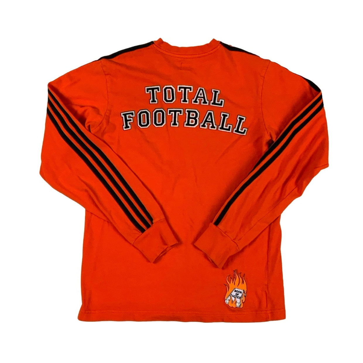 Vintage HOLLAND 1974 Adidas Original Total Football Orange T-Shirt S