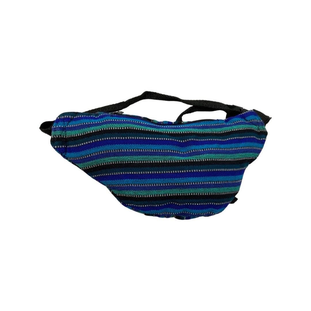Vintage Multicolour Woven Bum Bag