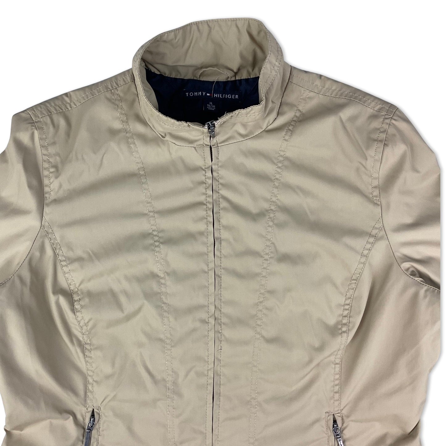 Y2K Tommy Hilfiger Beige Jacket M